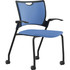9 to 5 Seating 1315A12BFBU 9 to 5 Seating Bella Fabric Seat Mobile Stack Chair