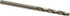 Cleveland C04416 Screw Machine Length Drill Bit: #36, 118 ° Point, High Speed Steel