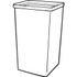 Rubbermaid Commercial Products Rubbermaid Commercial 3959GRACT Rubbermaid Commercial Untouchable Square Container