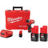 Milwaukee Tool 3873966/9571328 Cordless Impact Wrench: 12V, 1/4" Drive, 0 to 4,0 BPM, 3,300 RPM