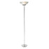 ADESSO INC 5120-22 Adesso Metropolis 300W Torchiere Floor Lamp, 71 1/2inH, Frosted White Shade/Chrome Base