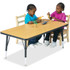 Jonti-Craft, Inc Jonti-Craft 6403JCA007 Jonti-Craft Berries Adult Height Color Edge Rectangle Table