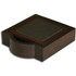 Dacasso Limited, Inc Dacasso A8445 Dacasso Walnut & Leather Coaster Set