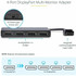 StarTech.com MSTDP124DP StarTech.com 4-Port DisplayPort 1.2 Splitter, DisplayPort to 4x DP Multi-Monitor Adapter, Quad 1080p 60Hz Computer MST Hub, Windows Only