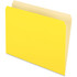 TOPS Products Pendaflex 152 YEL Pendaflex Letter Recycled Top Tab File Folder