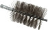 Schaefer Brush 43556 Double Stem & Double/Single Spiral Tube Brush: 3" Dia, 7-1/4" OAL, Stainless Steel Bristles