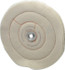 Dico 7000007 Unmounted Cushion Sewn Buffing Wheel: 10" Dia, 1/2" Thick, 1" Arbor Hole Dia