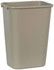 Rubbermaid FG295700BEIG Trash Can: 41 qt, Rectangle, Beige