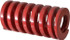 Dayton Lamina 9-2412-26 Die Spring: 1-1/2" Hole Dia, 3/4" Rod Dia, 3" Free Length, Red