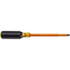 Klein Tools 602-7-INS Slotted Screwdriver: 5/16" Width, 12-3/8" OAL, 7" Blade Length