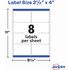 Avery Avery&reg; 5817 Avery&reg; Printable Shipping Labels, 2.5" x 4" , 800 Labels (5817)