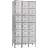 Safco Products Safco 5527GR Safco Six-Tier Two-tone 3 Column Locker with Legs
