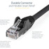 StarTech.com N6LPATCH50BK StarTech.com 50ft (15m) CAT6 Ethernet Cable, LSZH (Low Smoke Zero Halogen) 10 GbE Snagless 100W PoE UTP RJ45 Black Network Patch Cord, ETL