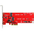 StarTech.com PEX2M2 StarTech.com 2x M.2 SATA SSD Controller Card - PCIe - PCI Express M.2 SATA III Controller - NGFF Card Adapter