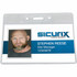 Baumgartens SICURIX 67815 SICURIX Vinyl Punched ID Badge Holders - Horizontal