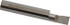 Accupro B320600R Corner Radius Boring Bar: 0.32" Min Bore, 0.6" Max Depth, Right Hand Cut, Submicron Solid Carbide