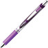 PENTEL OF AMERICA, LTD. Pentel BL77V  EnerGel RTX Liquid Gel Pen, Medium Point, 0.7 mm, Silver Barrel, Violet Ink
