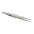 Value Collection 10470-SS Reverse Action Tweezer: N0, Flat Tip, 4-1/2" OAL