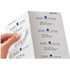 Avery Avery&reg; 8663 Avery&reg; Shipping Labels, Sure Feed, 2" x 4" , 100 Clear Labels (18663)