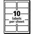 Avery Avery&reg; 8663 Avery&reg; Shipping Labels, Sure Feed, 2" x 4" , 100 Clear Labels (18663)