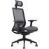 Lorell 03208 Lorell Mesh High-Back Task Chair With Headrest
