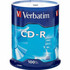 Verbatim America, LLC Verbatim 94554 Verbatim CD-R 700MB 52X with Branded Surface - 100pk Spindle