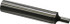 TESA Brown & Sharpe 599-792-3 Edge Finder: 0.2" Head Dia, 1/2" Shank Dia, Mechanical