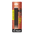 PILOT CORPORATION OF AMERICA Pilot 77330  FriXion Erasable Gel Pen Refills, Fine Point, 0.7 mm, Black Ink, Pack Of 3