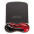 ACCO Wrist Rest: Red & Black KMW62402