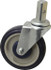 Win-Holt 123684 5" Diam x 1-1/4" Wide x 6-3/16" OAH Stem Mount Swivel Caster