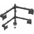 StarTech.com ARMQUAD StarTech.com Desk Mount Quad Monitor Arm, 4 VESA Displays up to 27" (17.6lb/8kg), Ergonomic Height Adjustable Articulating Pole Mount