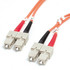 StarTech.com FIBSCSC1 StarTech.com 1m Fiber Optic Cable - Multimode Duplex 62.5/125 - LSZH - SC/SC - OM1 - SC to SC Fiber Patch Cable