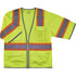 Tenacious Holdings, Inc GloWear 24169 GloWear 8346Z Two-Tone Hi-Vis Class 3 Surveyor Vest