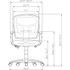 Lorell 86802 Lorell Ergomesh Swivel Mesh Mid-back Office Chair