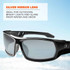 Tenacious Holdings, Inc Skullerz 50042 Skullerz Silver Mirror Safety Glasses