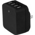 StarTech.com USB4PACBK StarTech.com Travel USB Wall Charger &acirc;&euro;" 4 Port &acirc;&euro;" Black &acirc;&euro;" Universal Travel Adapter &acirc;&euro;" International Power Adapter &acirc;&euro;" USB Charger