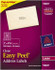 AVERY 05660 Label Maker Label: Clear, Paper, 2-5/8" OAL, 1" OAW, 1,500 per Roll