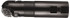 Dijet SWB-2125-125-6 Indexable Ball Nose End Mill: 1-1/4" Cut Dia, 6" OAL