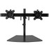 STARTECH.COM ARMBARDUO  Dual Monitor Stand - Horizontal - For up to 24in VESA Monitors - Black - Adjustable Computer Monitor Stand - Steel & Aluminum