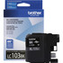 Brother Industries, Ltd Brother LC103BK Brother Genuine Innobella LC103BK High Yield Black Ink Cartridge