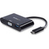 STARTECH.COM CDP2VGAUACP  USB-C VGA Multiport Adapter - USB-A Port - with Power Delivery (USB PD) - USB C Adapter Converter - USB C Dongle - USB C VGA Multiport Adapter - USB 3.0 Port - 60W PD - Connect your USB-C laptop to a VGA display and a USB-A 