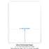 Paris Corporation Printworks 04124 PrintWorks Professional Pre-Perforated Paper for Invoices, Statements, Gift Certificates & More