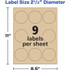 Avery Avery&reg; 22818 Avery&reg; Print-To-The-Edge Kraft Brown Labels