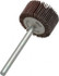 Value Collection 112090 Mounted Flap Wheel: 3/4" Dia, 3/8" Face Width, 240 Grit, Aluminum Oxide