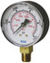 Wika 4253051 Pressure Gauge: 2-1/2" Dial, 0 to 60 psi, 1/4" Thread, NPT, Lower Mount