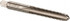 Hertel K020217AS Straight Flute Tap: M8x1.25 Metric Coarse, 4 Flutes, Plug, High Speed Steel, Bright/Uncoated