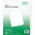 Avery Avery&reg; 24846 Avery&reg; Office Essentials Big Tab Write-On Tab Dividers