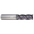 Helical Solutions 30587 Square End Mill: 5/8" Dia, 1-5/8" LOC, 4 Flutes, Solid Carbide