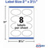 Avery Avery&reg; 22570 Avery&reg; Matte White Sure Feed Labels