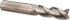 Accupro 35050040 Square End Mill:  0.5000" Dia, 2.5" LOC, 0.5" Shank Dia, 6" OAL, 3 Flutes, Solid Carbide